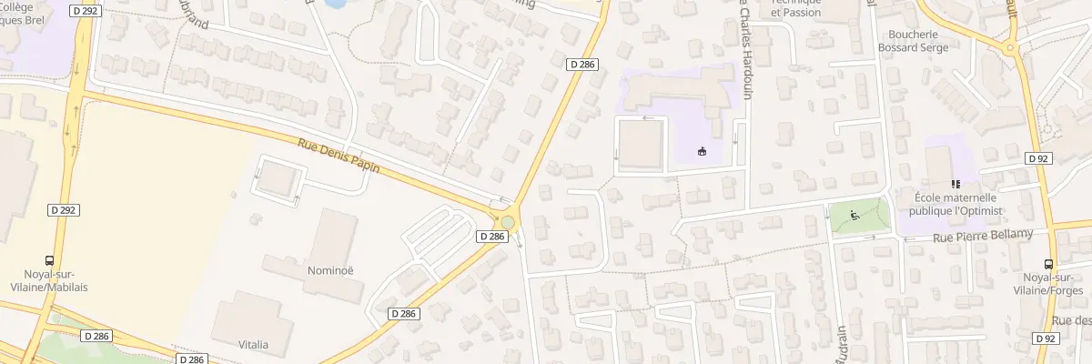 Plan du 96 Bd Maurice Audrain à Noyal-sur-Vilaine
