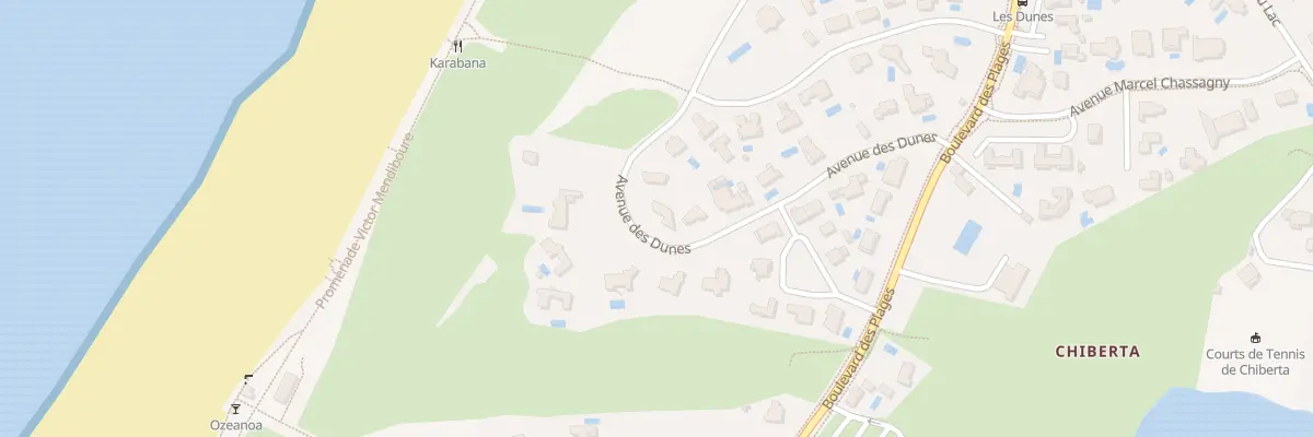 Plan du 31 Av des Dunes à Anglet