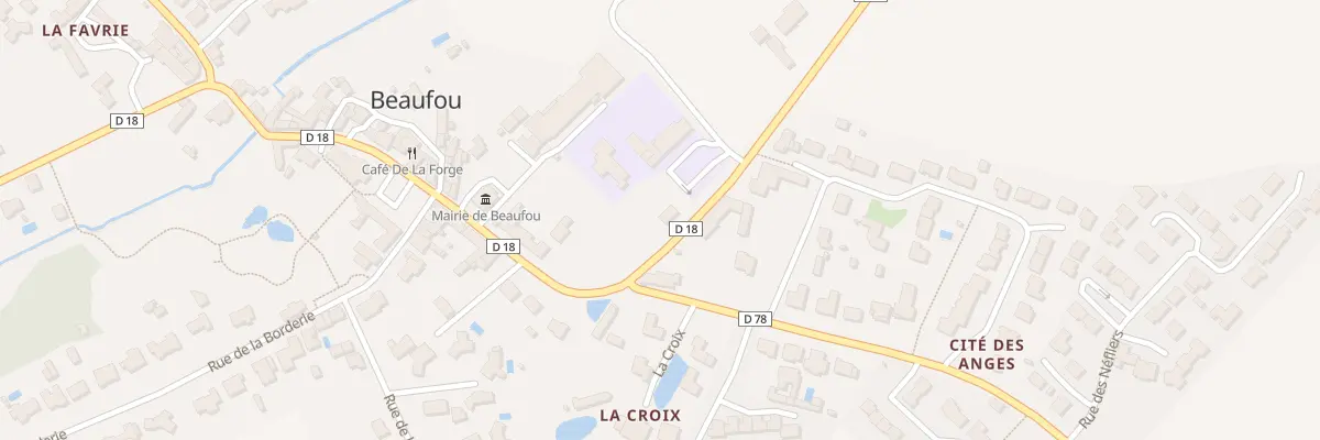 Plan du 36 Rue joubert de la cour à Beaufou