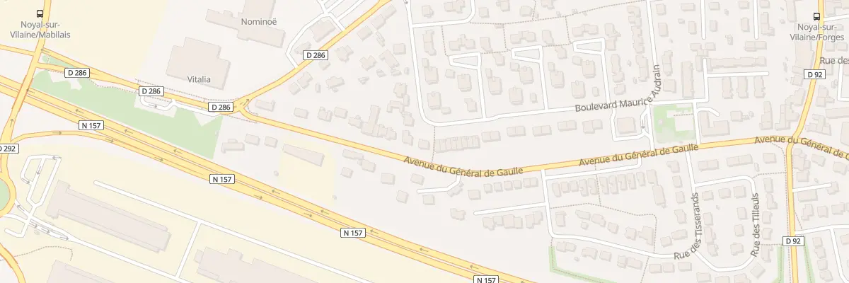 Plan du 45 Bd Maurice Audrain à Noyal-sur-Vilaine