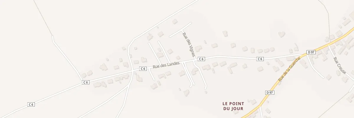 Plan du 25 Rue des Landes à Gahard