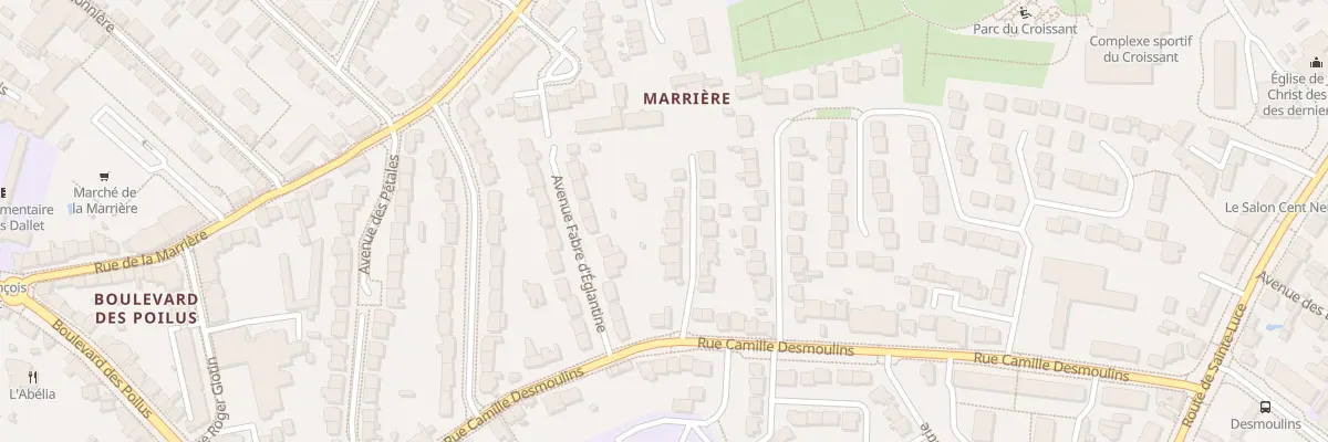 Plan du 9 Imp du Chalet de la Marrière à Nantes