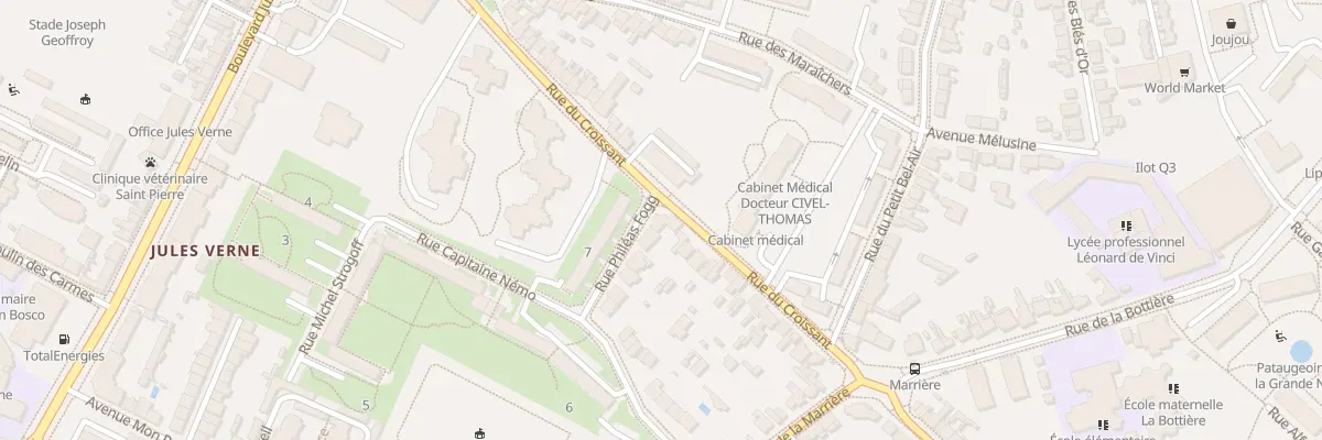 Plan du 30 Rue Philéas Fogg à Nantes