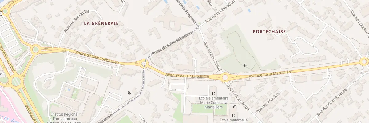 Plan du 62 Av de la Martellière à Saint-Sébastien-sur-Loire