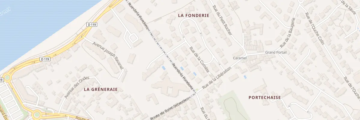 Plan du 9 Rue de la Fonderie à Saint-Sébastien-sur-Loire