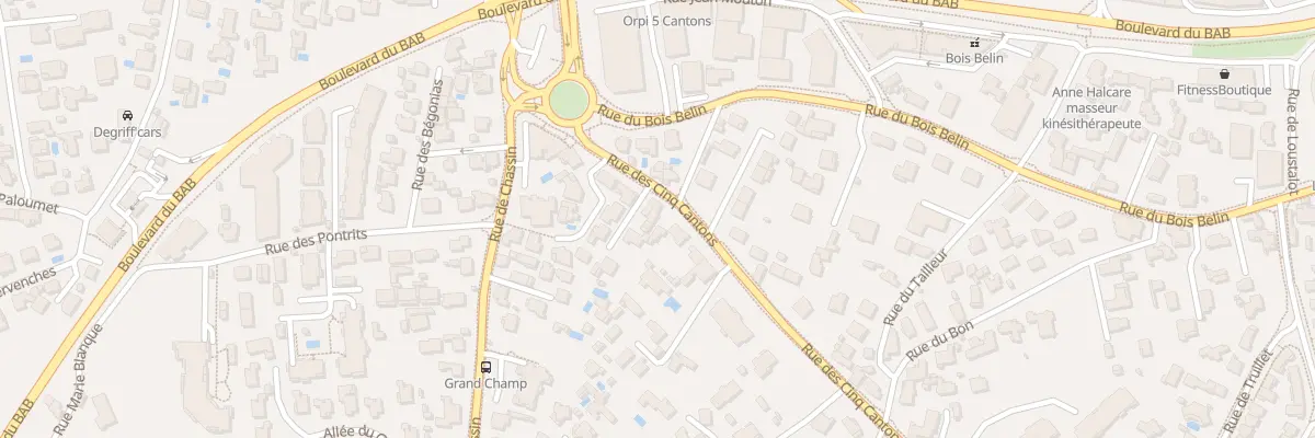 Plan du 103 Rue des Cinq Cantons à Anglet