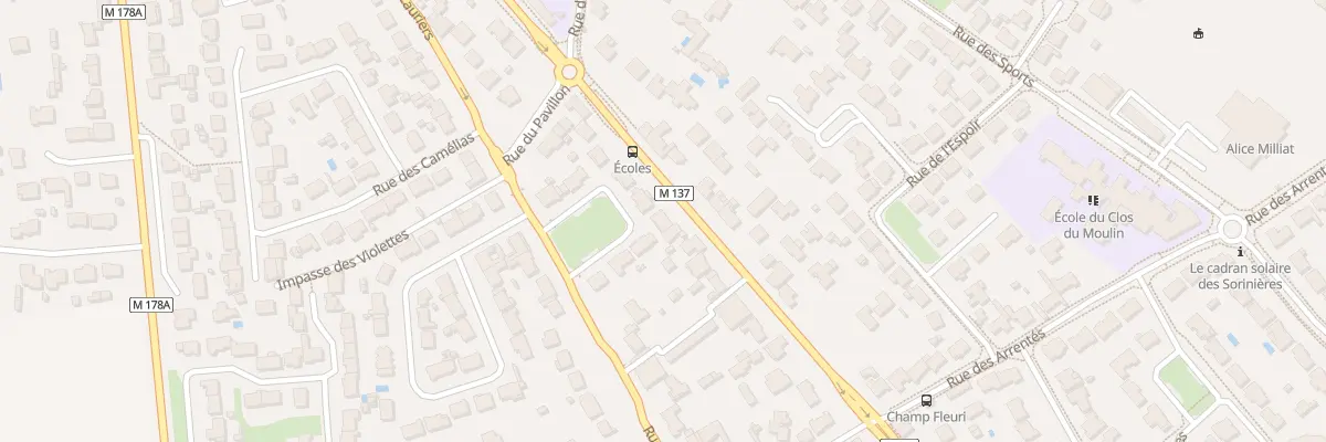 Plan du 8 Rue des Ormeaux aux Sorinières
