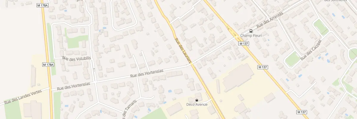 Plan du 70 Rue des Lauriers aux Sorinières