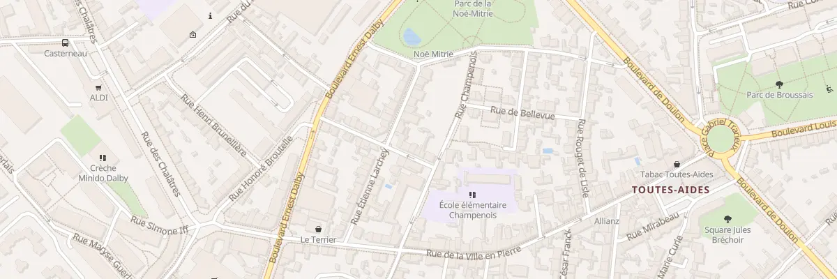 Plan du 8 Rue Général Haxo à Nantes