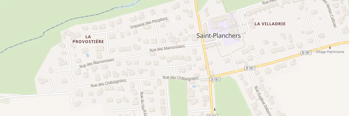 Plan du 5296 La Provostiere à Saint-Planchers