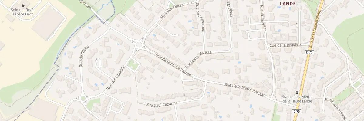 Plan du 36 Rue de la Pierre Percée aux Sorinières
