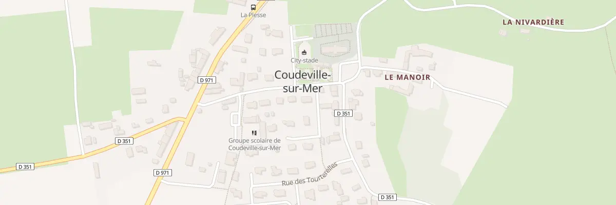 Plan du 1 Rue de l’Aumone à Coudeville-sur-Mer
