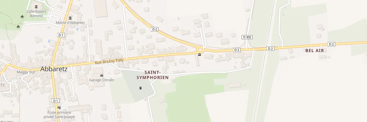 Plan du 38 Rue Boulay Paty à Abbaretz
