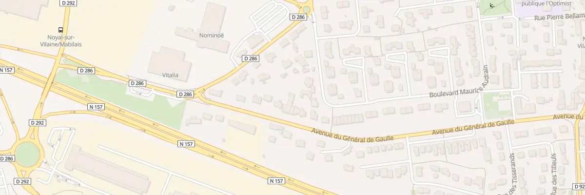 Plan du 52 Av du Général de Gaulle à Noyal-sur-Vilaine