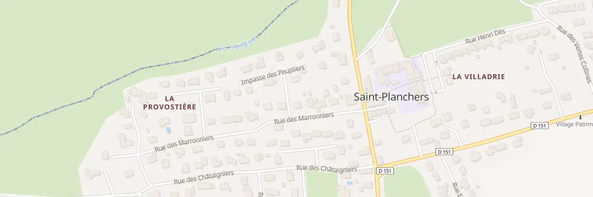 Plan du 98 Rue des Marronniers à Saint-Planchers