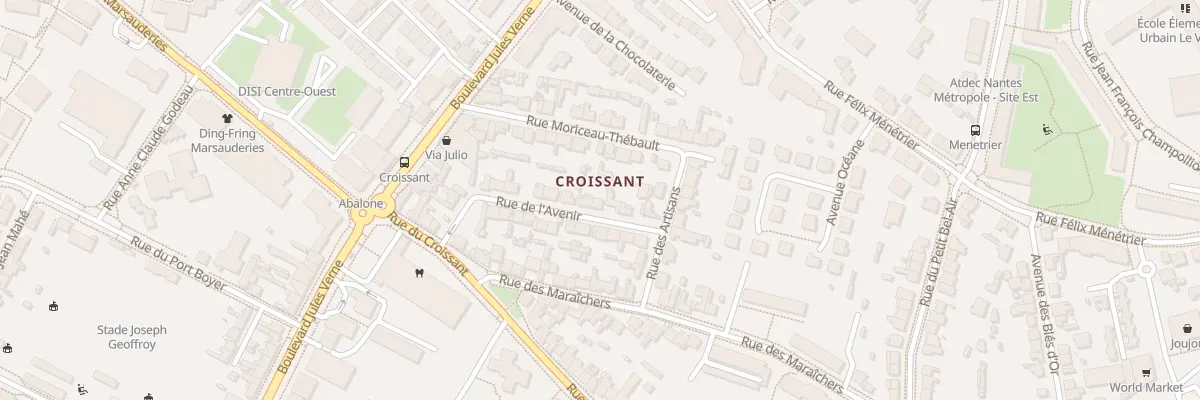 Plan du 8B Rue de l’Avenir à Nantes