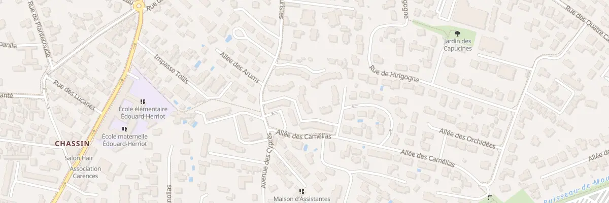 Plan du 33 Rue des Fleuristes à Anglet