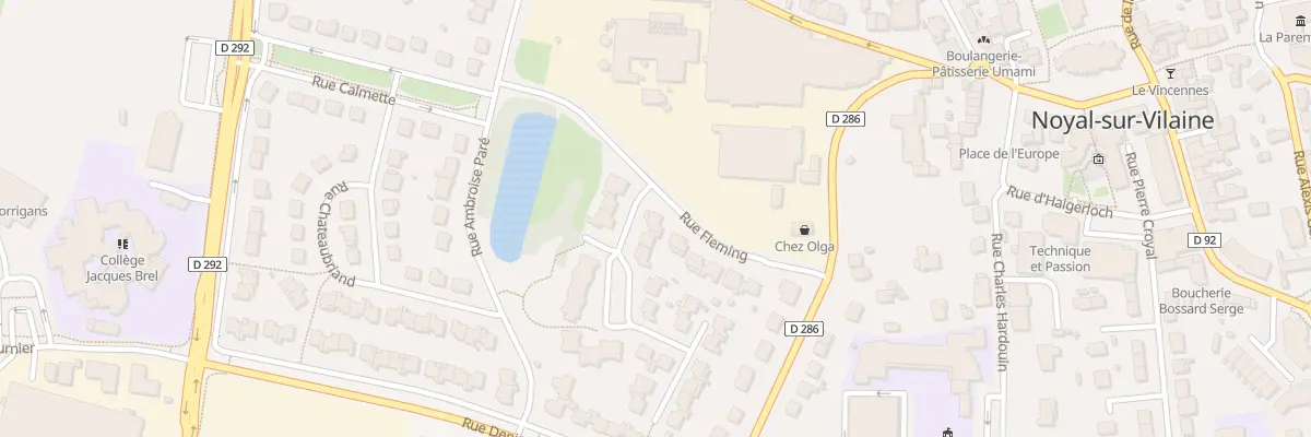 Plan du 1 Rue Duguay Trouin à Noyal-sur-Vilaine