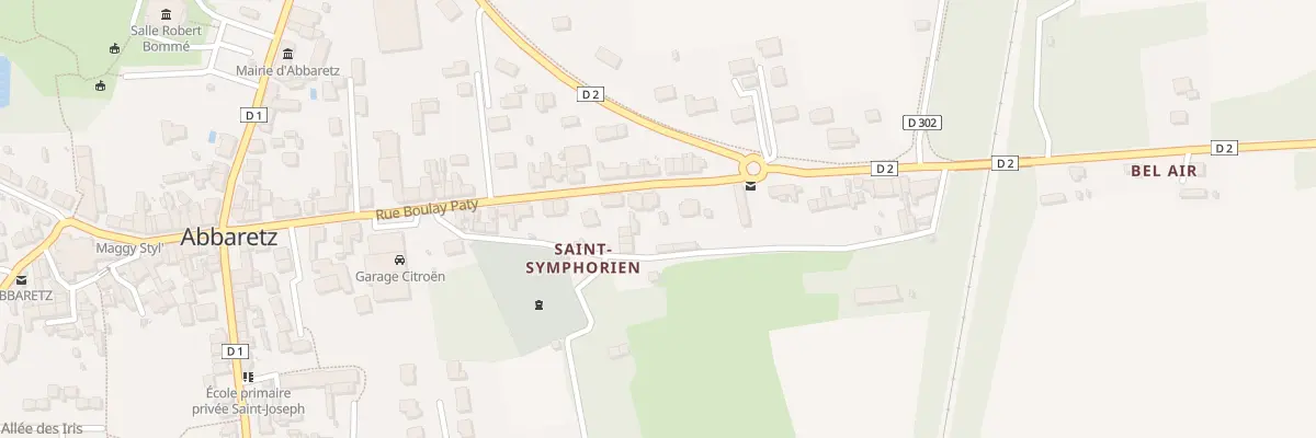 Plan du 36 Rue Boulay Paty à Abbaretz