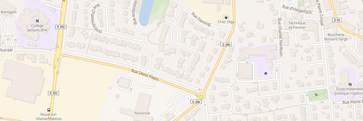 Plan du 24 Rue Duguay Trouin à Noyal-sur-Vilaine