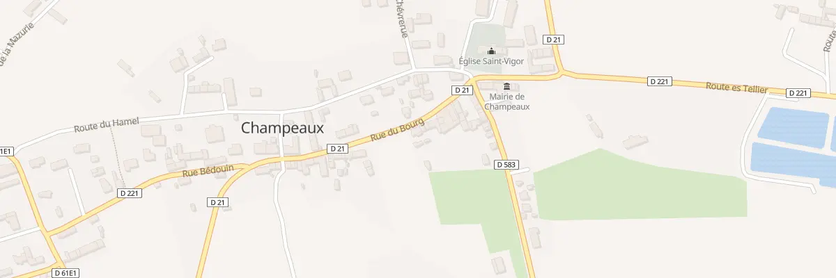 Plan du 26 Rue du Bourg à Champeaux