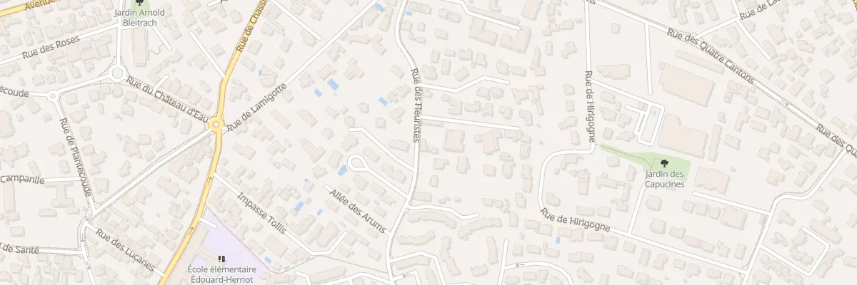 Plan du 15T Rue des Fleuristes à Anglet