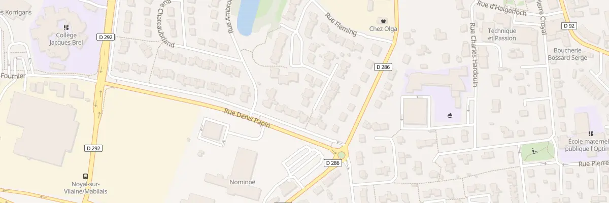 Plan du 26 Rue Duguay Trouin à Noyal-sur-Vilaine