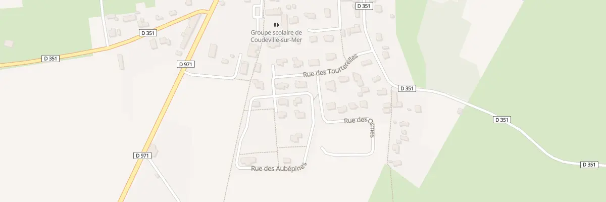 Plan du 27 Rue des Aubépines à Coudeville-sur-Mer