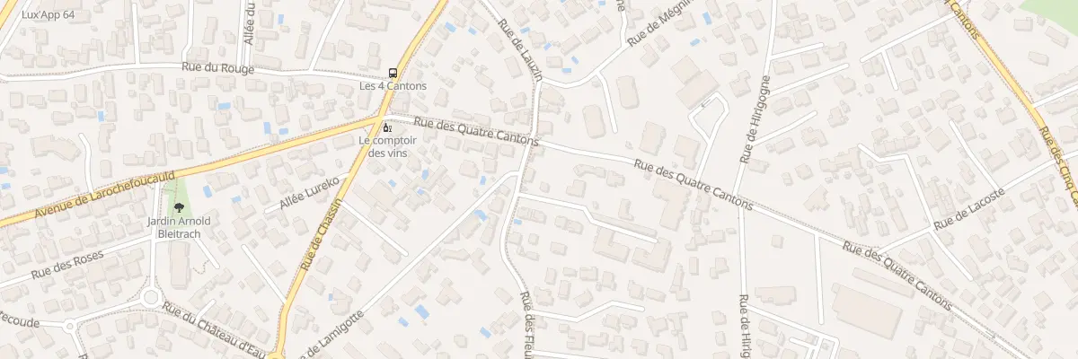 Plan du 1 Rue des Fleuristes à Anglet