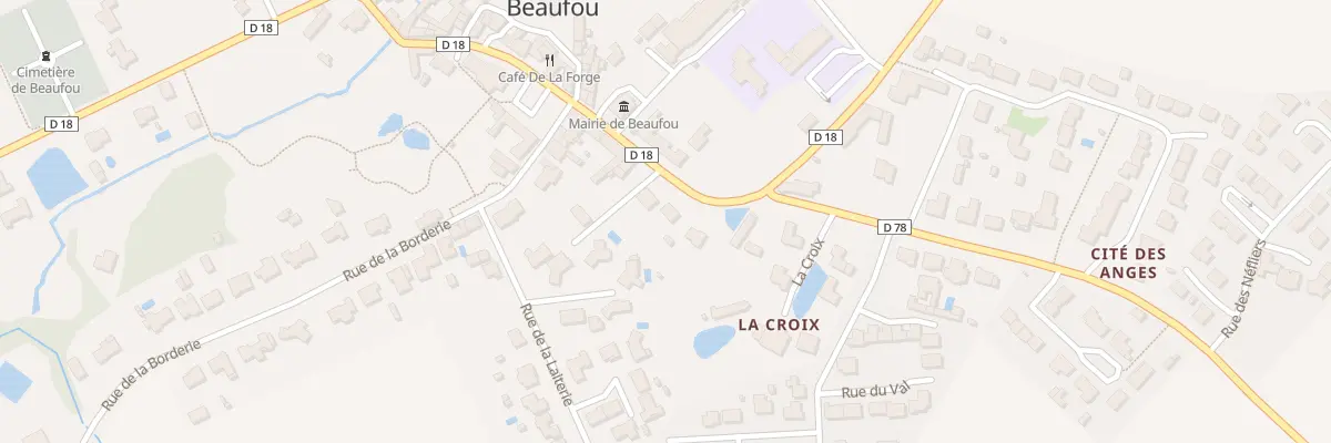 Plan du 11 Rue joubert de la cour à Beaufou