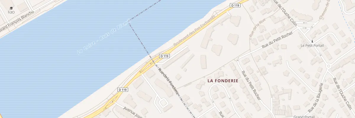 Plan du 25 Rue de la Fonderie à Saint-Sébastien-sur-Loire