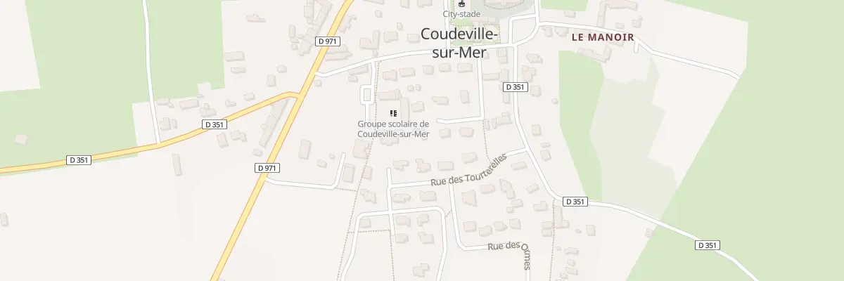 Plan du 7 Rue des Cerisiers à Coudeville-sur-Mer