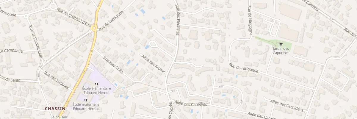 Plan du 27 Rue des Fleuristes à Anglet