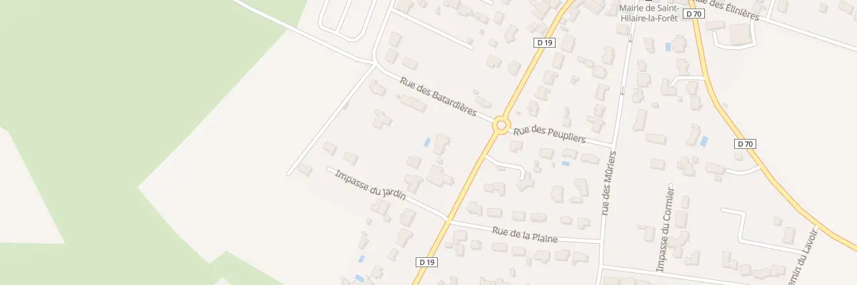Plan du 2 Rue de l’Océan à Saint-Hilaire-la-Forêt