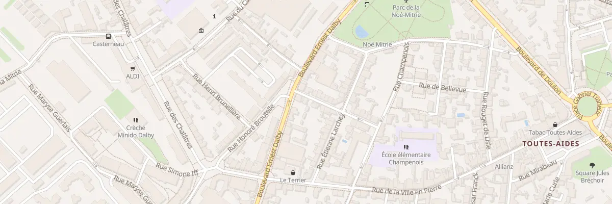 Plan du 25 Bd Ernest Dalby à Nantes