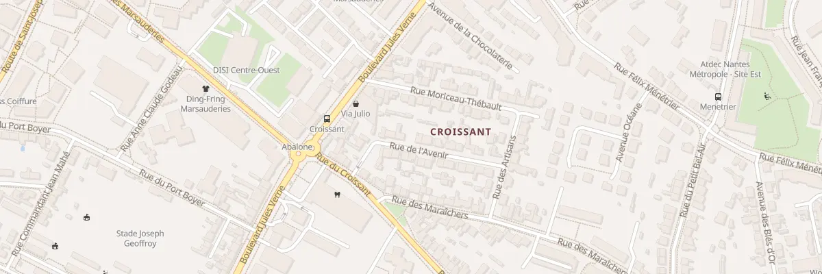 Plan du 18 Rue de l’Avenir à Nantes