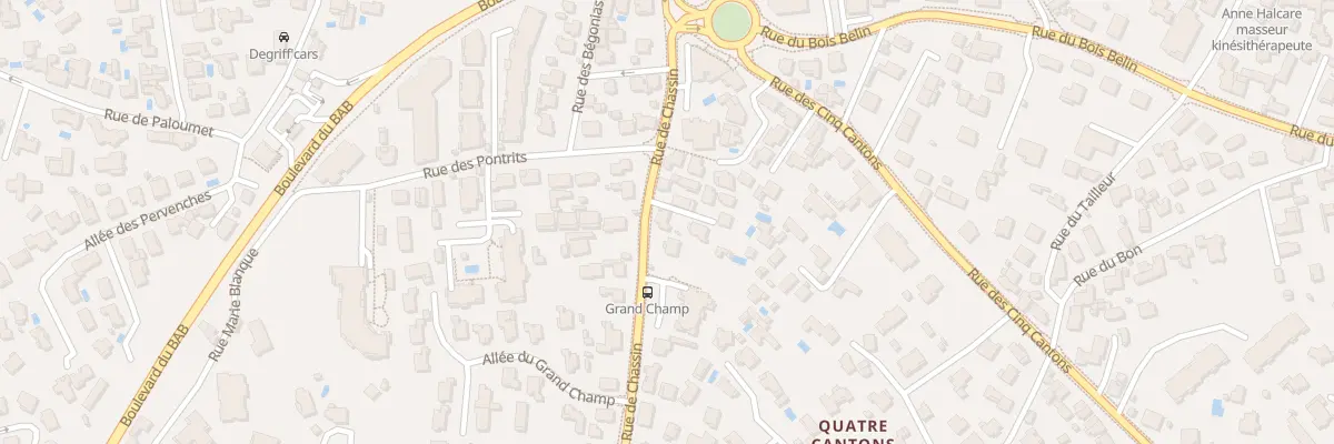 Plan du 88 Rue de Chassin à Anglet