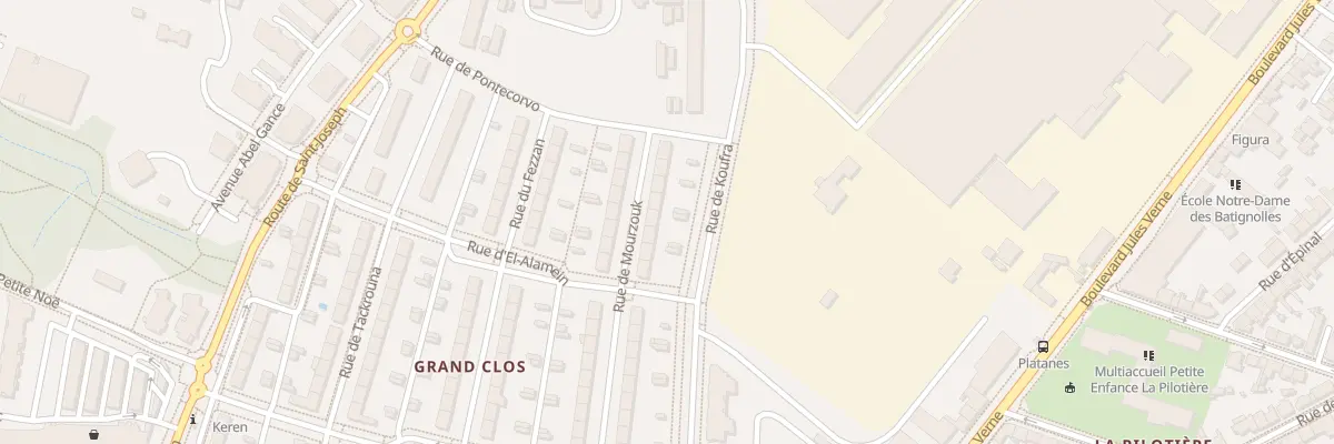 Plan du 36 Rue de Mourzouck à Nantes