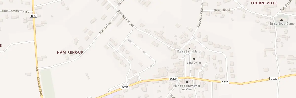 Plan du 8 Rue des Capucines - Lingrevill à Tourneville-sur-Mer