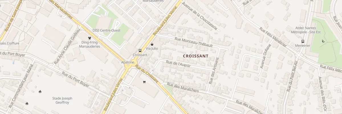 Plan du 20 Rue de l’Avenir à Nantes