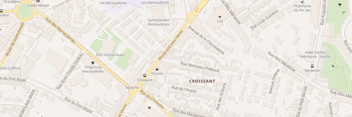 Plan du 36 Rue Moriceau Thébault à Nantes