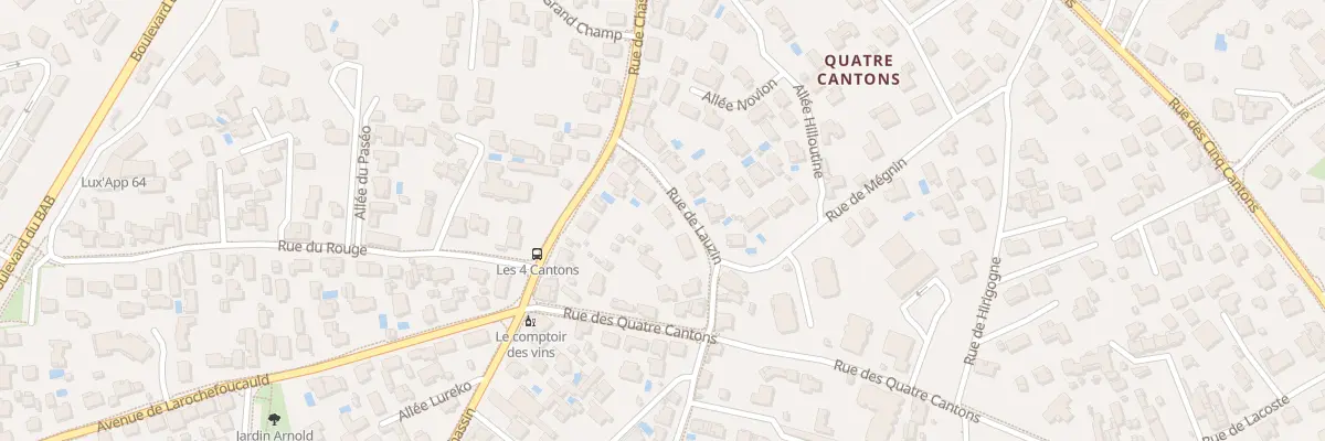 Plan du 8 Rue de Lauzin à Anglet