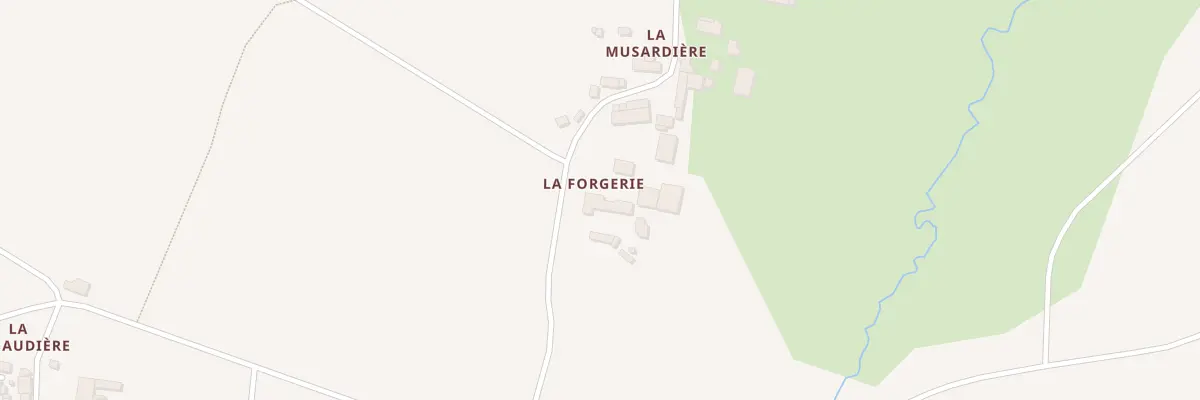 Plan du 5258 La Forgerie à Rimou