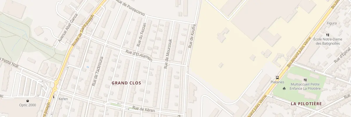 Plan du 30 Rue de Mourzouck à Nantes
