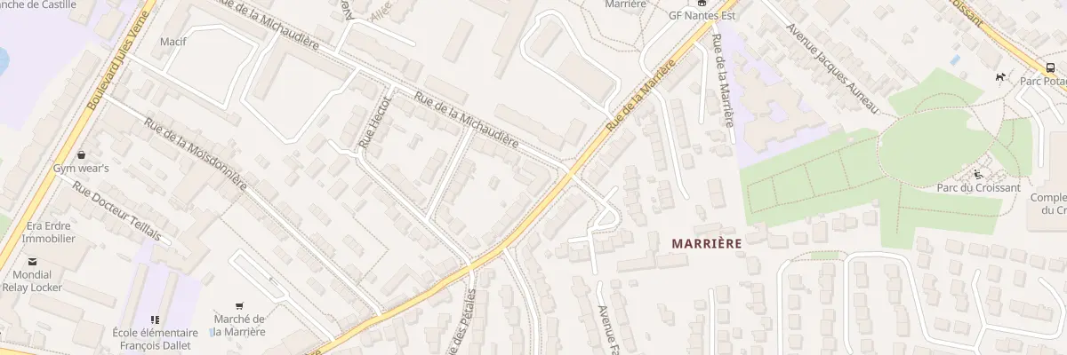 Plan du 59 Rue de la Marrière à Nantes