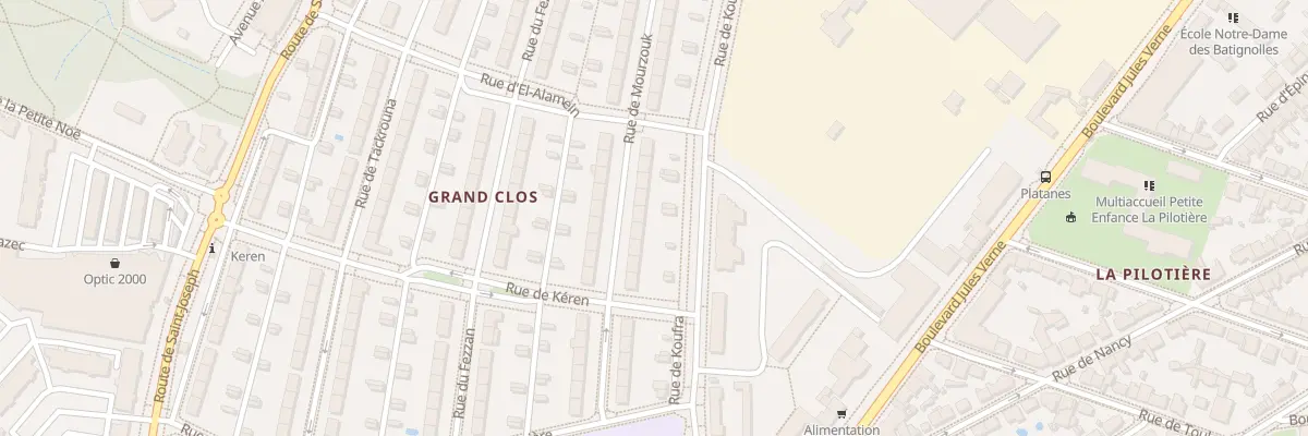 Plan du 20 Rue de Mourzouck à Nantes