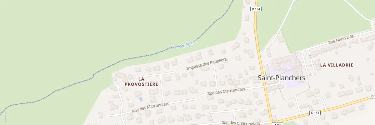 Plan du 9008 Imp des Peupliers à Saint-Planchers