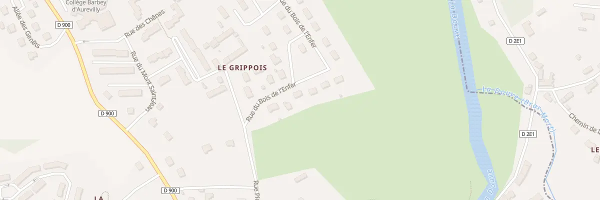 Plan du 39 Rue du Bois de l’Enfer à Saint-Sauveur-le-Vicomte