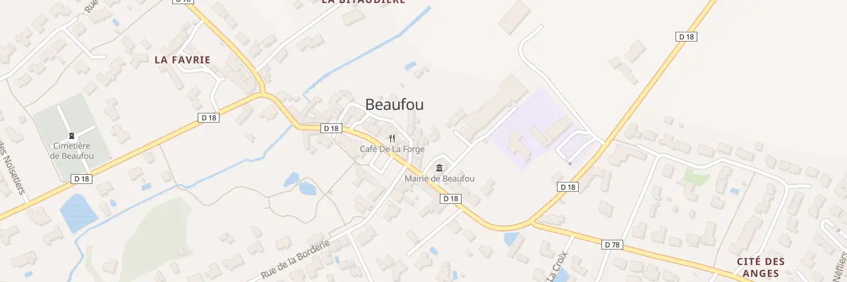 Plan du 1 Pl des Tilleuls à Beaufou
