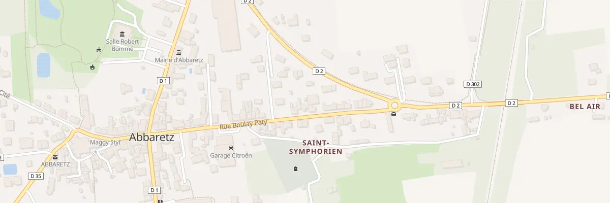 Plan du 33 Rue Boulay Paty à Abbaretz